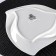Porcelain platele triangular wilmax ariela, d = 25.5 cm, white color