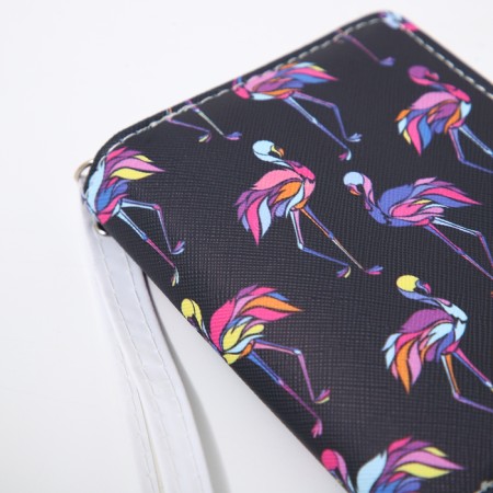 Children's wallet with lightning, black color-3
