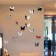 Interior stickers "butterflies", mirror, decor on the wall, set 20 pcs, pcs 7.5 x 9 cm