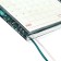 The weekly dated 2025, Escalada "Snake", 180 x 127 mm, soft cover, PVC, 64 sheets, pancake embossing, block 70, green