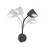 Wall lamp Mantra Goa, Led, 660lm, 3000k, 250x100x394 mm, white color