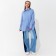 Women's blouse Minaku: Casual Collection, Blue Color, Size 48