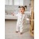Kombinazon on buttons for children's fashion, height 74 cm, milk color