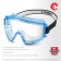 Glasses protective bison of panorama 110231, closed type, polycarbonate, direct ventilation