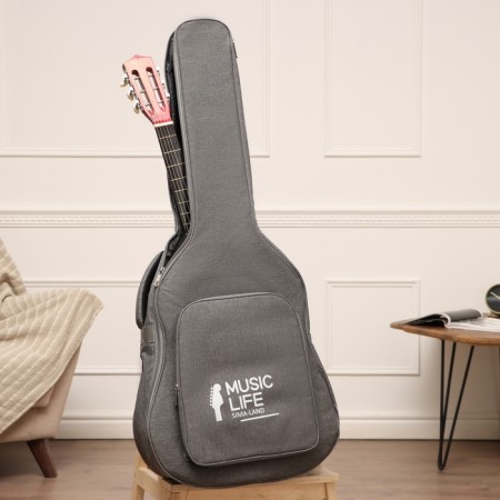 Music Life, Premium, Gray, 105 x 44 x 14 cm guitar