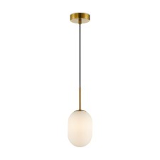 Suspended lamp Freya FR1012PL-01BS Sharlot, 120x120x3335 mm, G9, 1x28W, brass color