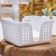Salvetnik "Loft", 15 × 15 cm, white color