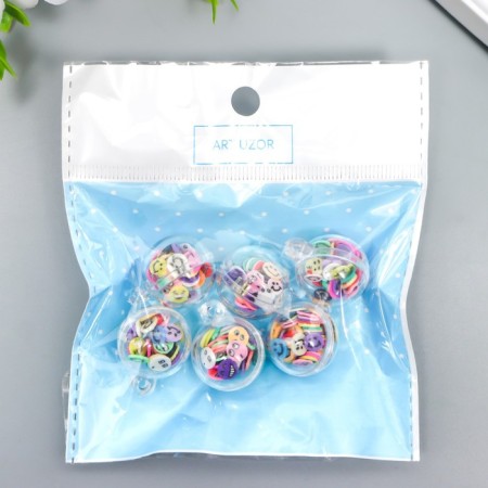Suspension for creativity Plastic "Ball - Smiles" 2.5x2 cm-2
