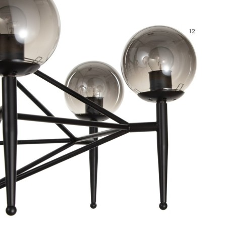 Paletto chandelier 6he27 40W black 70x66x36-80cm Bayerlux-4