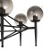 Paletto chandelier 6he27 40W black 70x66x36-80cm Bayerlux