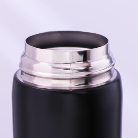 Thermos with the Mode Forrest button, 450 ml, black, heat conservation 10-12 hours-3