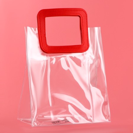 Gift package from PVC, red, 26.5 x 23 x 12 cm-1