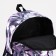 School backpack from textiles on lightning, 3 pockets, lilac color