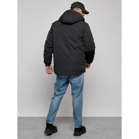 Male Winter jacket, size 48, black color-7