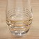 VAZA Glass "Milagros" stripes classic, D-4cm, h-18x8 cm, transparent