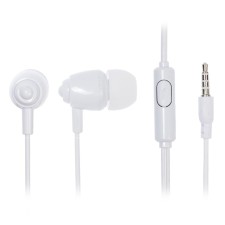 Наушники Krutoff HF-P1, вакуумные, микрофон, 106 дБ, 16 Ом, 3.5 мм, 1 м, белые