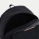 Women's backpack of artificial leather with lightning, 1 pocket, black color