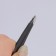 Pinzet begged, narrow 9 cm, black color