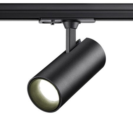 Snow -bearing single -phase two -core LED Novotech. Selene, 24W, LED, 165x80x80 mm, black color