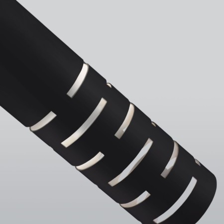 Suspended accent Elektrostandard, DLN003 GU10 55x55x350 mm, IP20, black matte color-2