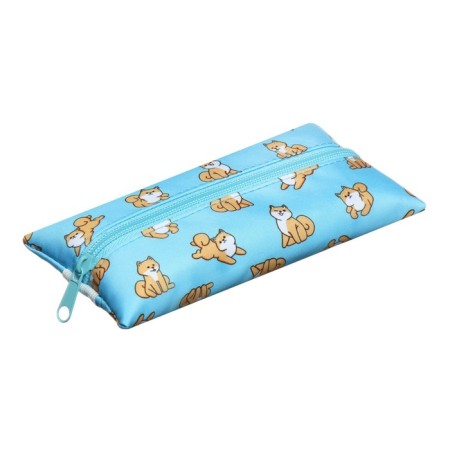 Penal is soft, 1 compartment, 95 x 200 mm, flat, pm-shp28 corgi, with an elastic band for a notebook,-5