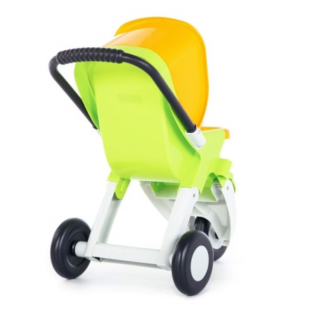 Stroller for puppets Anita, 3 wheels, green color-2
