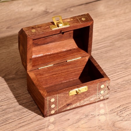 Boxing piggy bank 11x7x7 cm, shisham tree-2
