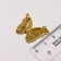 Magnetic "Butterfly" openwork (set 2 pcs.), Color gold