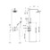 The shower system Vincea VSFW-101TMB, built-in, thermostat, tropical shower, black