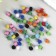 Pompons for creativity, brilliant, 10 colors, 8 mm, (set 60 pcs)