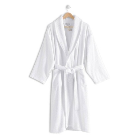 Terry robe, size XL, white color
