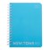Note book A6, 80 sheets, in a cage, on a crest, Newtone Pastel "forget -me -not", cover coated cardboard, glossy lamination