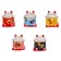 Souvenir Cat Ceramics "Mani-Neko" h = 4.5 cm (set 5 pcs)