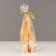 Spend of decorative "Fairytale Dwarf", 5.2x5.8x13.2 cm, metallic