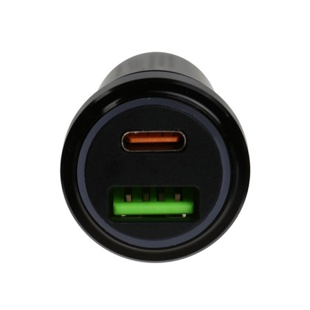 Luazon AR-CA01, USB, Type-C, PD, 20 W, transparent, black 994018 automobile charger-2