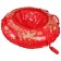 Tubing-vatrushka "Wreath", Czech diameter 107 cm, awning/tent, red color
