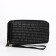 Women's wallet with lightning, black color