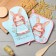 Set of kitchen. Ethel "Bright Easter" mittens-seging 20x28cm, capture 19x19cm, 100% HL