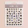 Nail stickers "look", voluminous, multi -colored