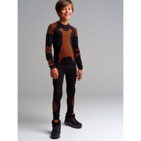 Thermal complex for a boy: trousers, sweatshirt, height 140-146 cm-1