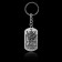 Keychain key a token "you can all", 9.5 x 2.7 cm