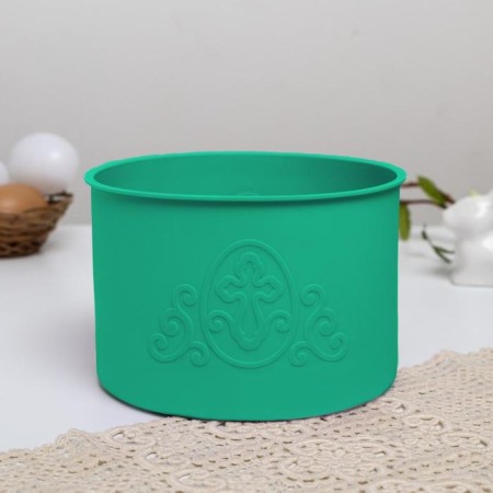 A set of silicone forms for baking "HB" green, 3 pcs.-3