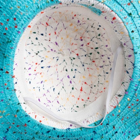 Women's hat, blue color, size 56-58-4
