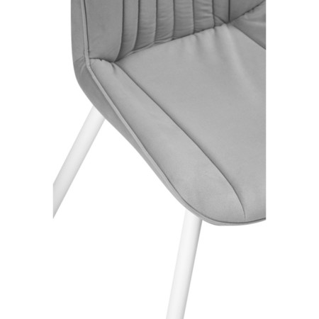 Stew Seda Metal/velor, white/light gray 50.5x57x83 cm-5