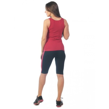 Female T -shirt, size 48, burgundy color-2