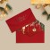 Gift envelope "New Year's chic", Christmas balls, software, embossing, embossing, 19 x 9.2 cm, new year