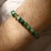 Bracelet ball No. 8 “Agate Green”, D = 6 cm