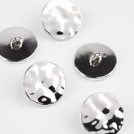 A set of buttons on the leg, d = 25 mm, 5 pcs, the color is silver gloss-1