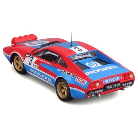 Racing machine Bburago Ferrari 308 GTB 1982, Die-Cast, 1:43-4