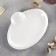 Porcelain dish with a saucechik Wilmax Teona, D = 20 cm, white color